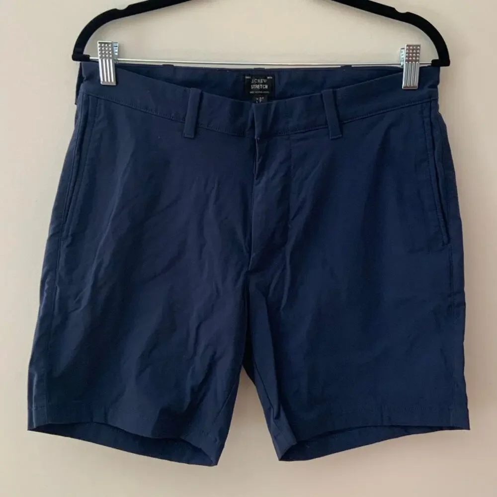 J. Crew Stretch Navy Men's shorts size 31 with 7